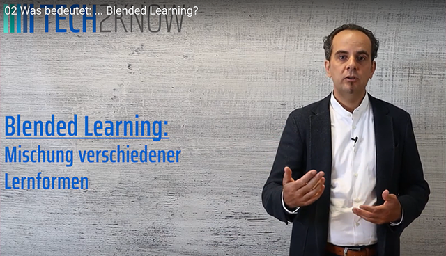 Dr Thornagel erklärt den E-Learning Fachbegriff Blended Learning
